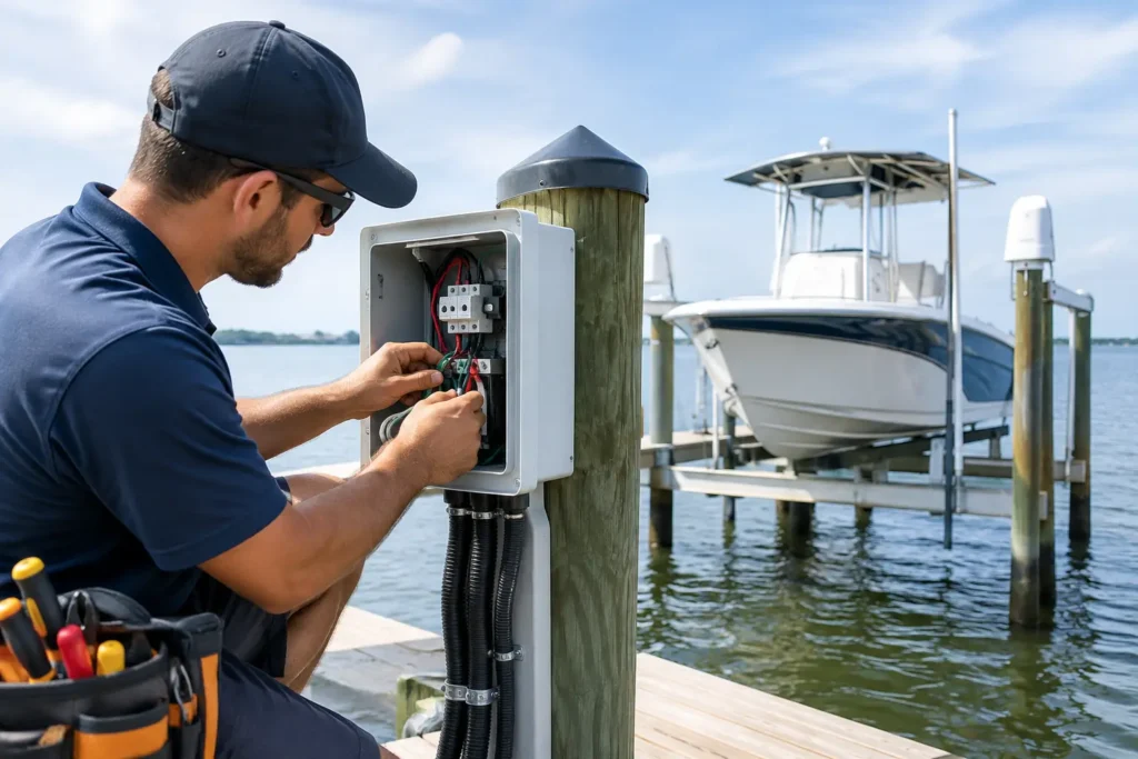 Boat Lift Electrical Wiring Florida Done Right